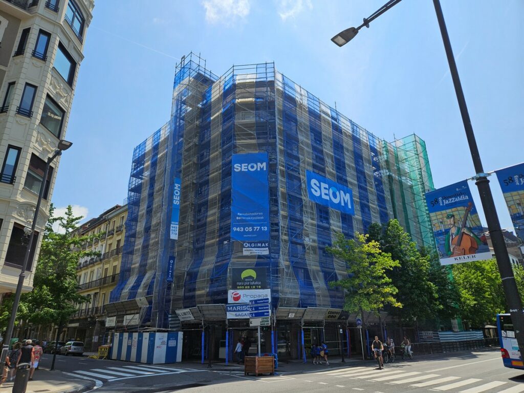 Rehabilitación energética de fachadas en Donostia Gipuzkoa