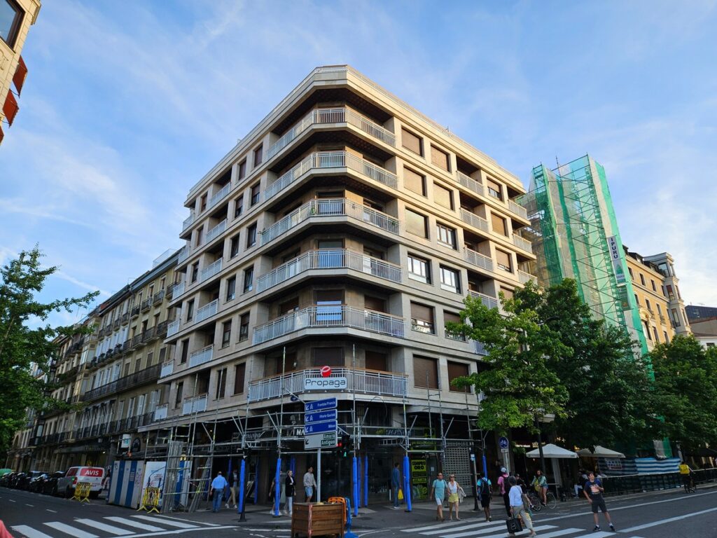 Rehabilitación energética de fachadas en Donostia Gipuzkoa