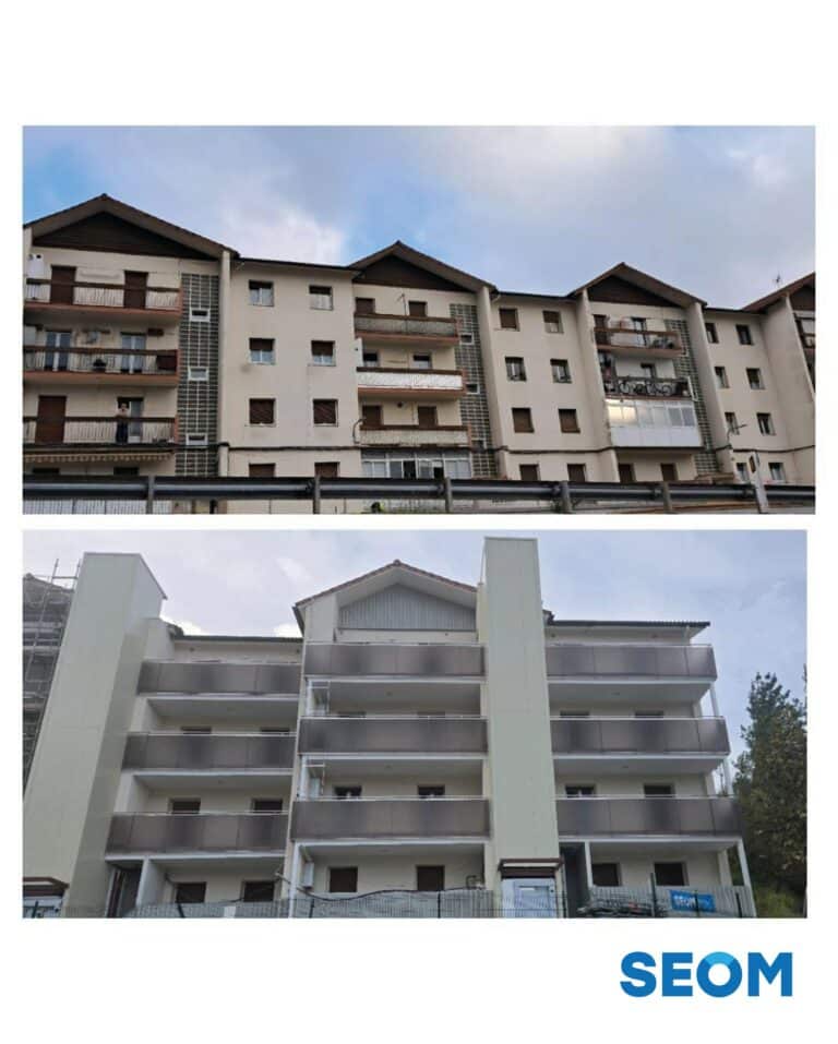 antes y despues fachada